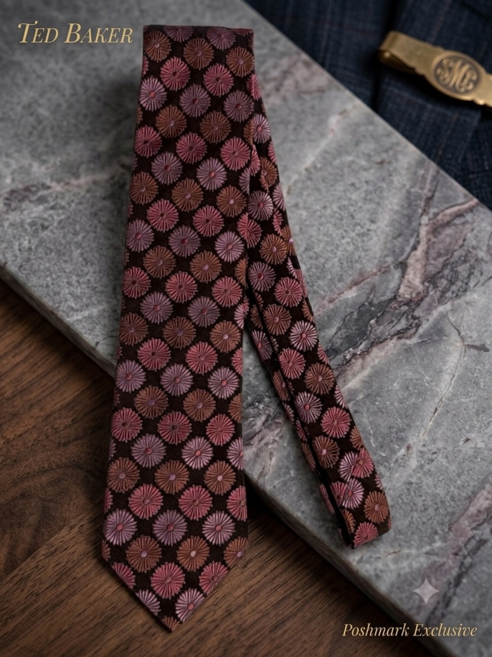 Ted Baker London Silk Floral Medallion Tie
